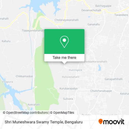 Shri Muneshwara Swamy Temple map