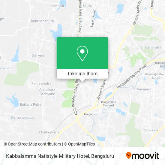 Kabbalamma Natistyle Military Hotel map