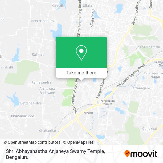 Shri Abhayahastha Anjaneya Swamy Temple map