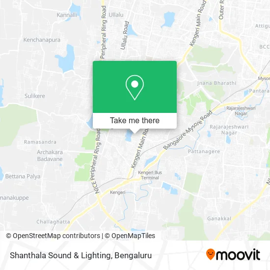 Shanthala Sound & Lighting map