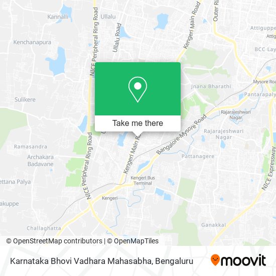 Karnataka Bhovi Vadhara Mahasabha map