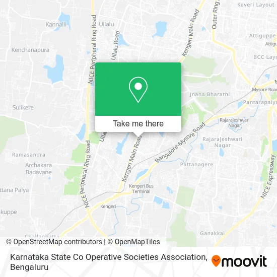 Karnataka State Co Operative Societies Association map