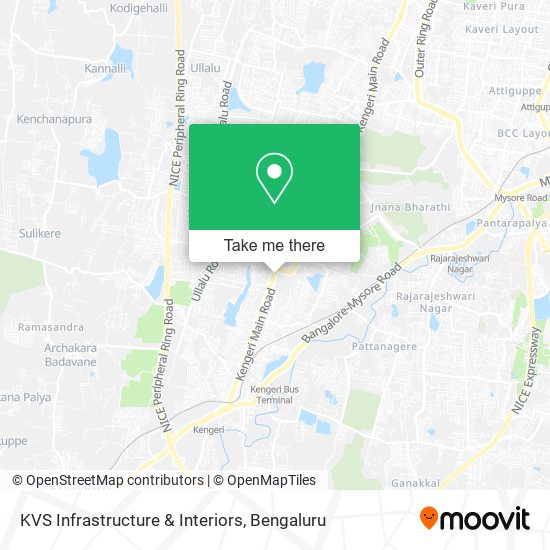 KVS Infrastructure & Interiors map