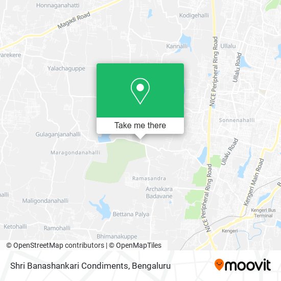 Shri Banashankari Condiments map