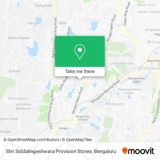 Shri Siddalingeshwara Provision Stores map