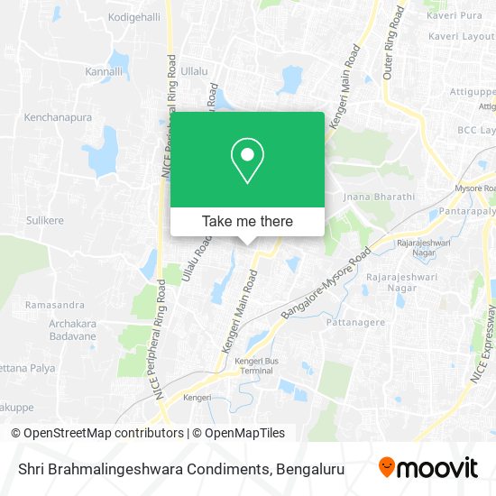 Shri Brahmalingeshwara Condiments map