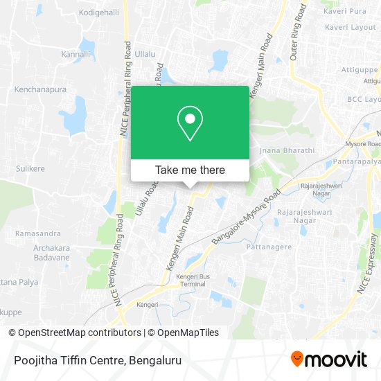 Poojitha Tiffin Centre map