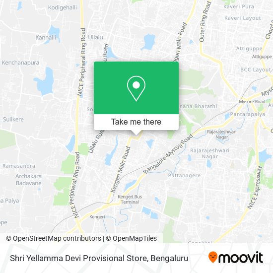 Shri Yellamma Devi Provisional Store map