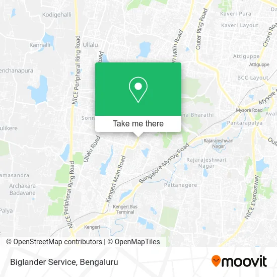 Biglander Service map