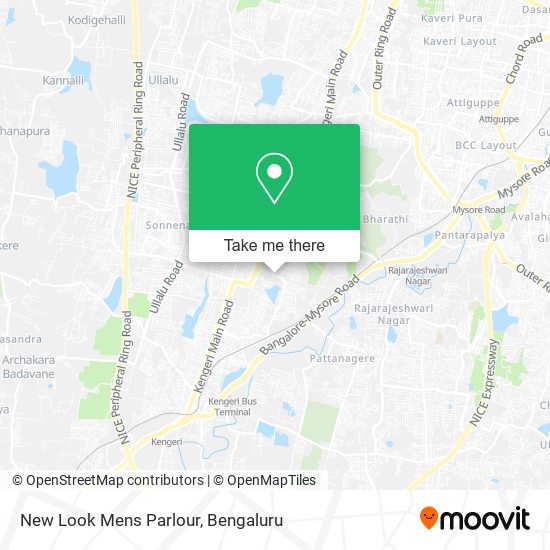 New Look Mens Parlour map