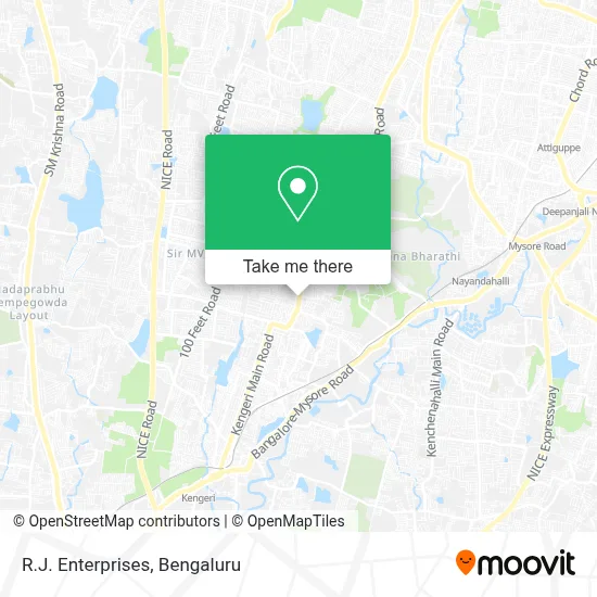 R.J. Enterprises map