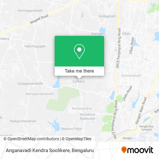 Anganavadi Kendra Soolikere map