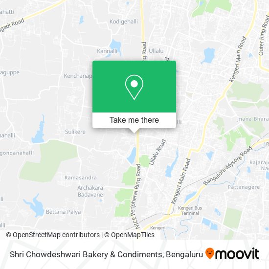 Shri Chowdeshwari Bakery & Condiments map