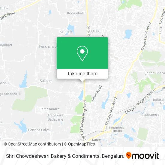 Shri Chowdeshwari Bakery & Condiments map