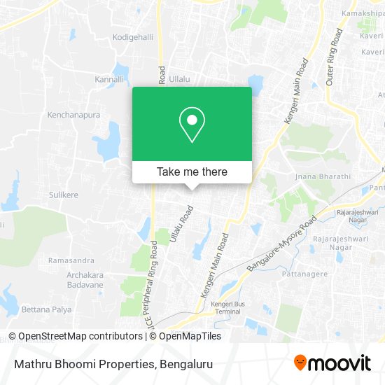 Mathru Bhoomi Properties map