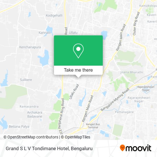 Grand S L V Tondimane Hotel map