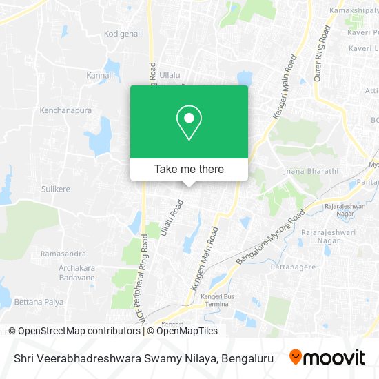 Shri Veerabhadreshwara Swamy Nilaya map