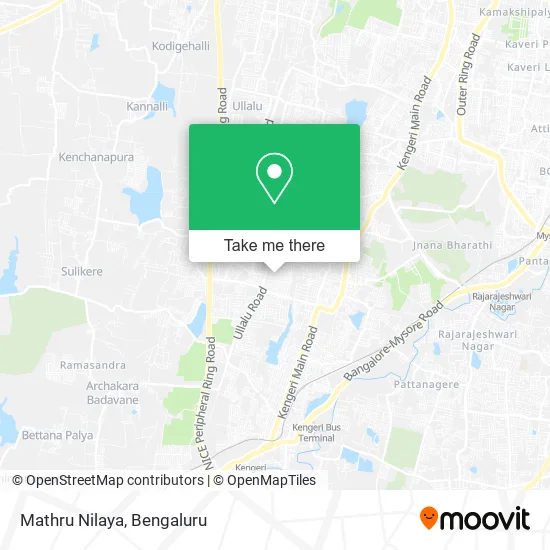 Mathru Nilaya map