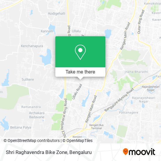 Shri Raghavendra Bike Zone map