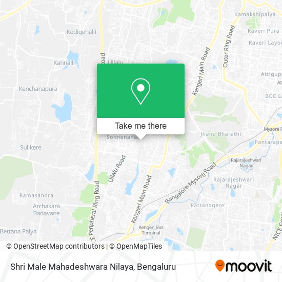 Shri Male Mahadeshwara Nilaya map