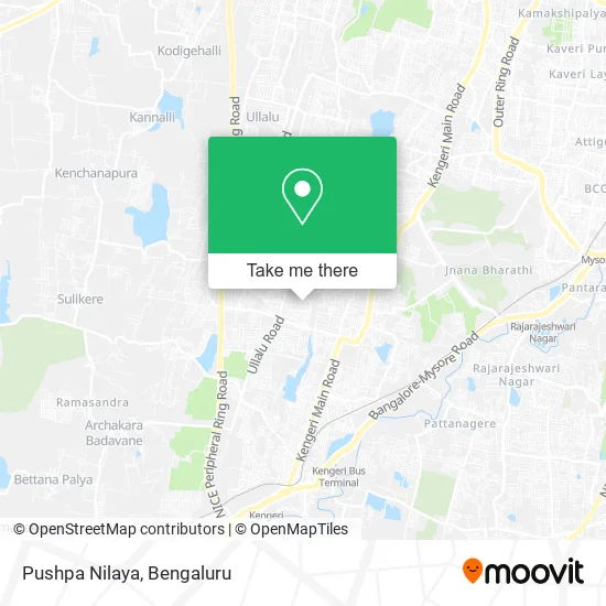 Pushpa Nilaya map
