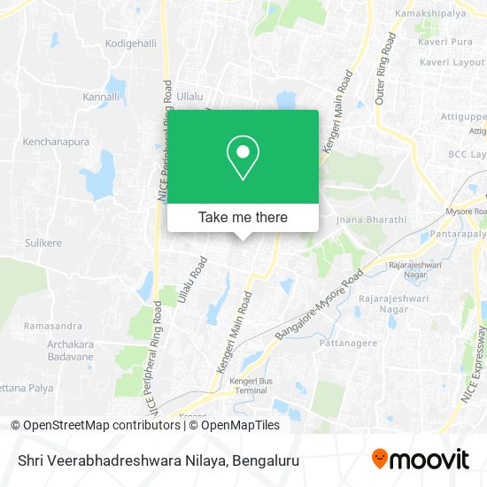 Shri Veerabhadreshwara Nilaya map