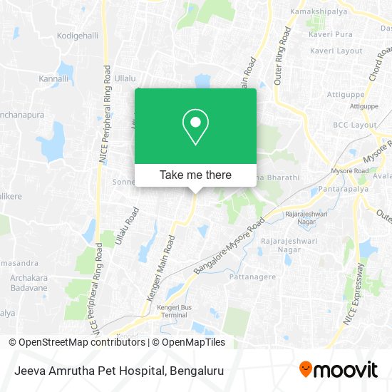 Jeeva Amrutha Pet Hospital map