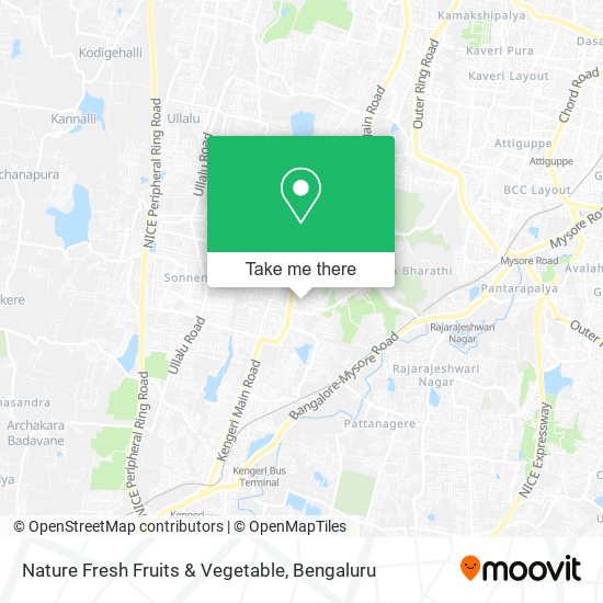 Nature Fresh Fruits & Vegetable map