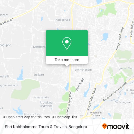 Shri Kabbalamma Tours & Travels map