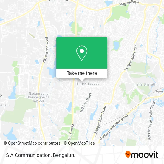 S A Communication map