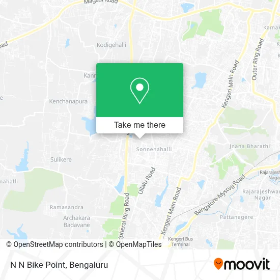 N N Bike Point map
