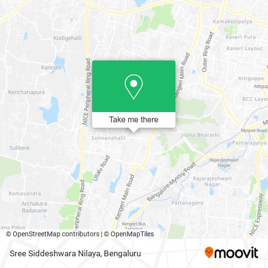 Sree Siddeshwara Nilaya map