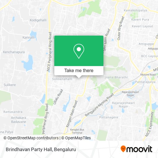 Brindhavan Party Hall map