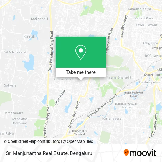 Sri Manjunantha Real Estate map