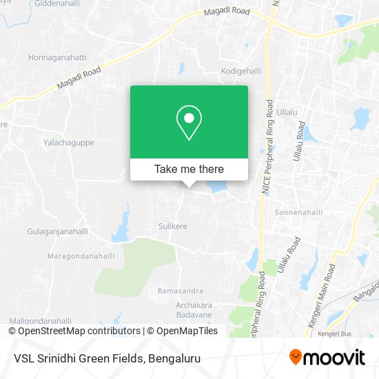 VSL Srinidhi Green Fields map