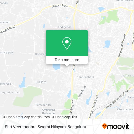 Shri Veerabadhra Swami Nilayam map