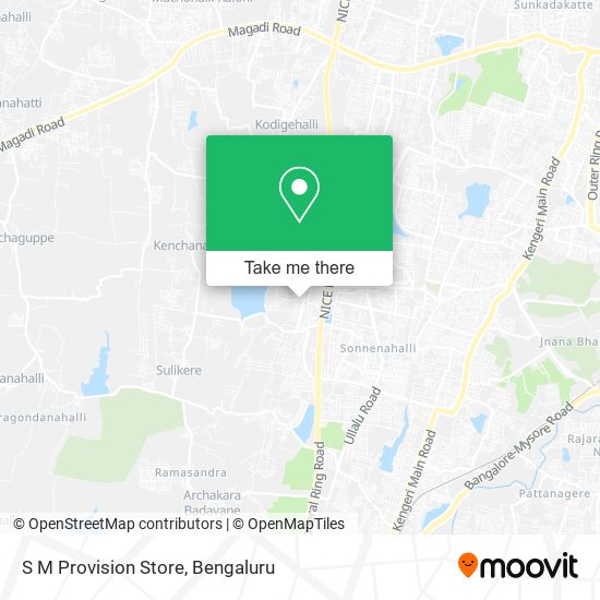 S M Provision Store map