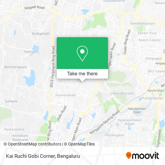 Kai Ruchi Gobi Corner map