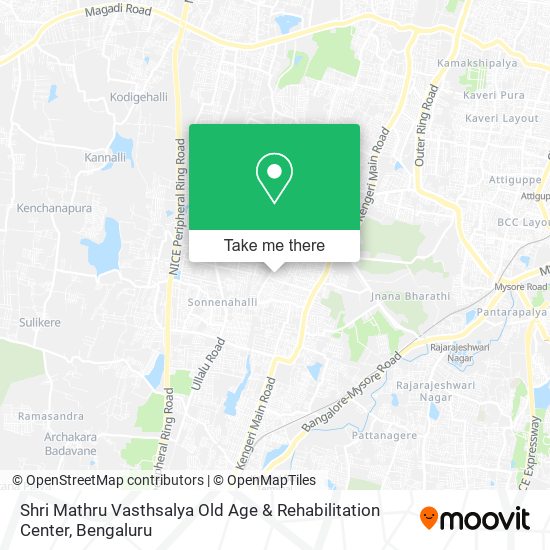 Shri Mathru Vasthsalya Old Age & Rehabilitation Center map