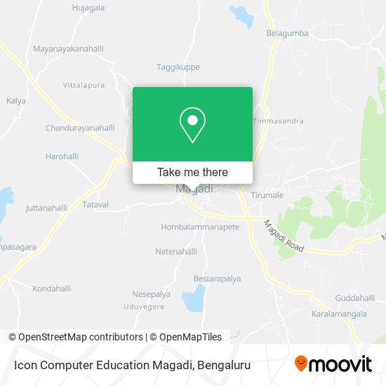 Icon Computer Education Magadi map