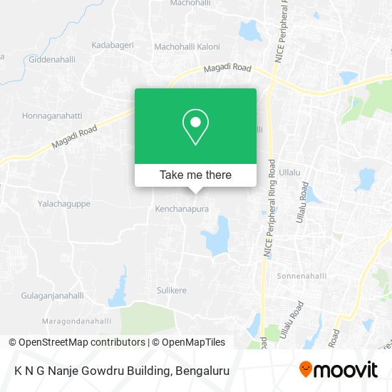 K N G Nanje Gowdru Building map