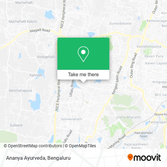 Ananya Ayurveda map