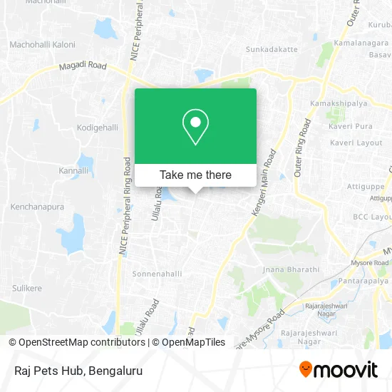 Raj Pets Hub map