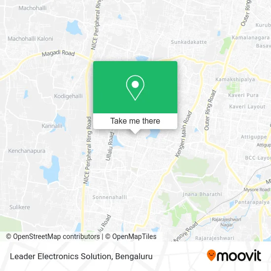 Leader Electronics Solution map