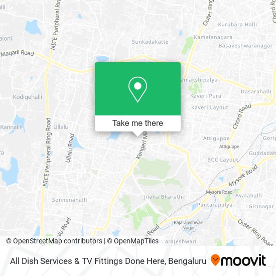 All Dish Services & TV Fittings Done Here map