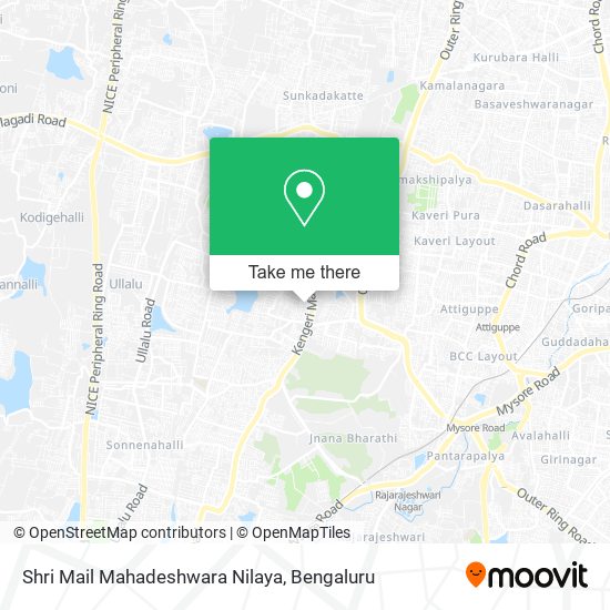Shri Mail Mahadeshwara Nilaya map