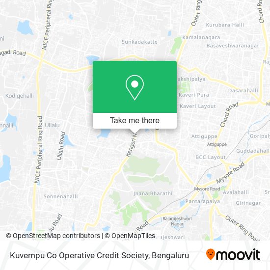 Kuvempu Co Operative Credit Society map
