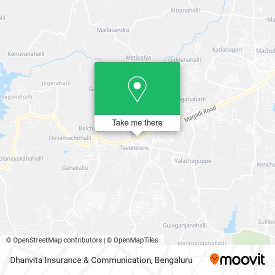 Dhanvita Insurance & Communication map