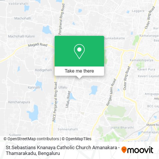 St.Sebastians Knanaya Catholic Church Amanakara - Thamarakadu map