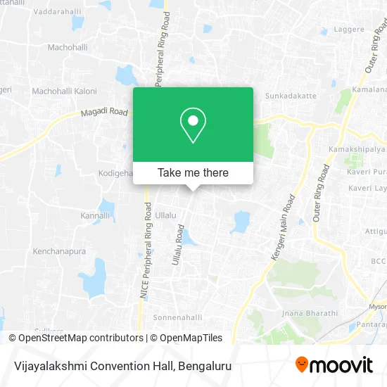 Vijayalakshmi Convention Hall map